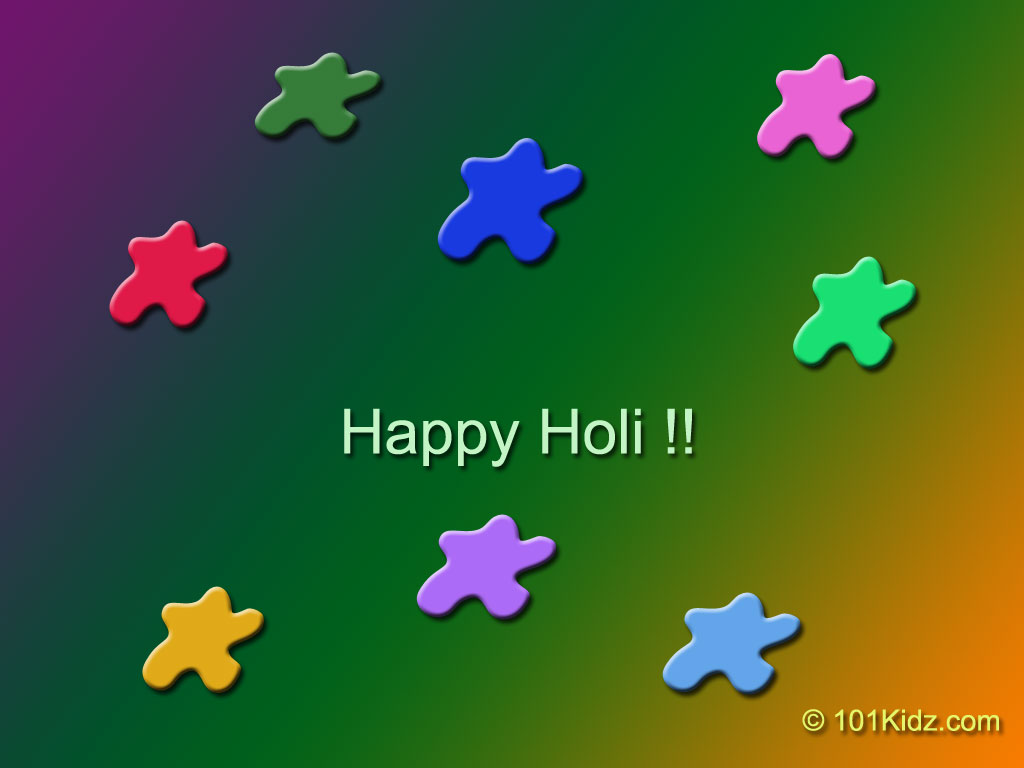 Free Holi Wallpapers from 101Kidz.com